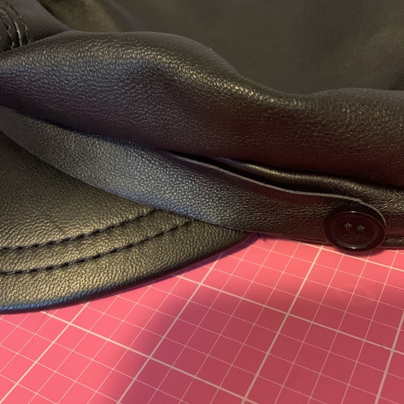 Leather Brando Hat black size s/m - Picture 6 of 13